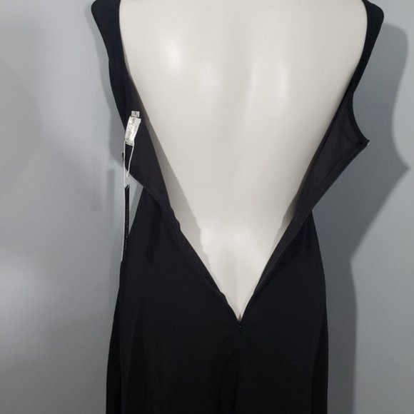 Simple Fun Mod Sheath Dress Black Large - Picture 4 of 6